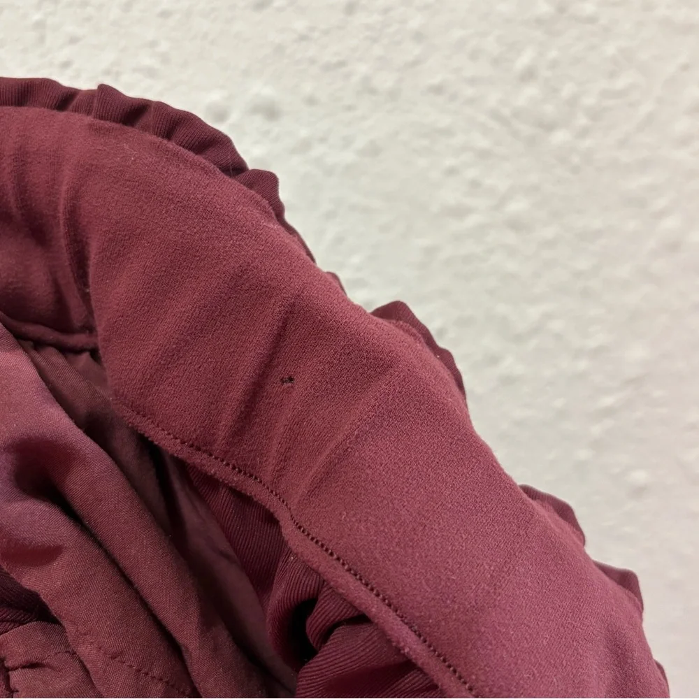 Lululemon Stretch High-Rise Pant 7/8 Length Red Merlot Size 4